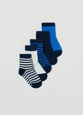 Ovs Boys 5 Pack Short Socks